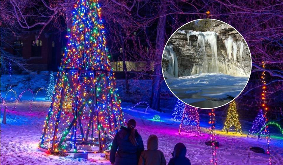 Esta encantadora ciudad invernal, a sólo dos horas de Nueva York, ofrece impresionantes rutas de senderismo con cascadas heladas, acogedores cafés y paisajes nevados.