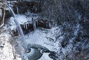 Kaaterskill Falls in Kaaterskill Clove, Catskill Mountains, NY.