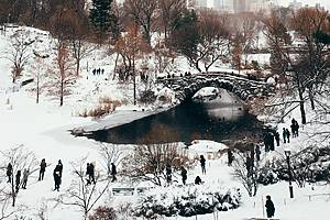 snowy winter nyc