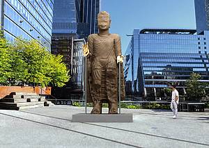Tuan Andrew Nguyen, The Light That Shines Through the Universe, 2026 (rendering). A High Line Plinth commission. Image courtesy of the artist and the High Line.