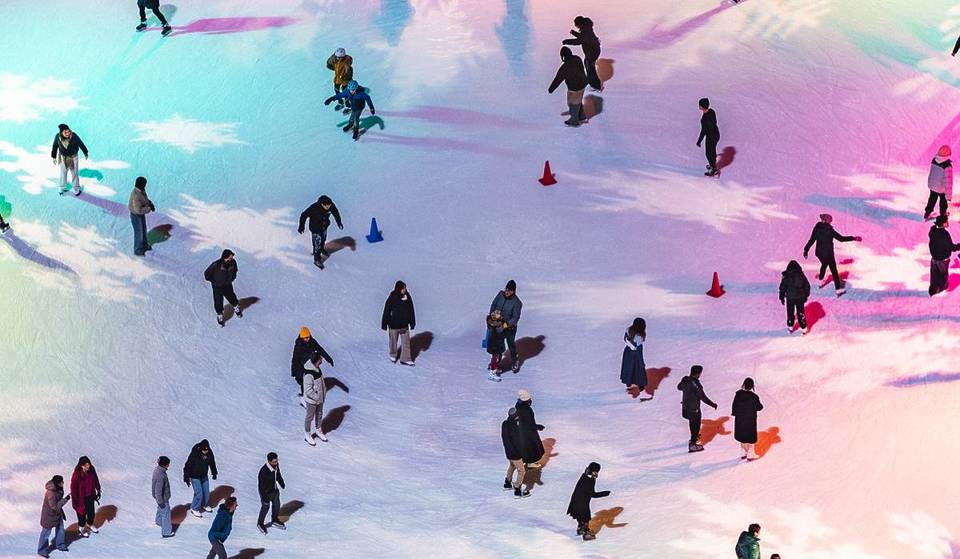 Feuern Sie das Team USA in NYC an: Der Bryant Park verwandelt sich im Januar in ein riesiges Zentrum für die Olympischen Winterspiele