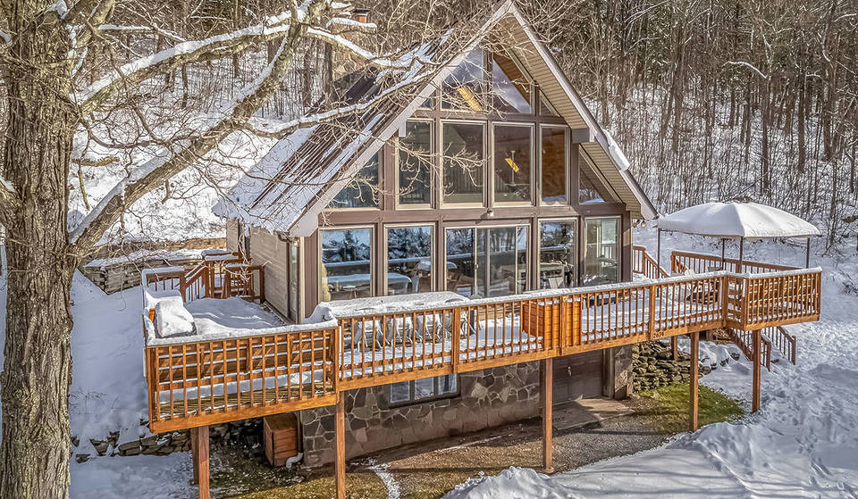 This Tiny Catskills Hamlet In Upstate NY Has Fewer Than 75 Residents — And It Sits At The End Of A Snowy Dead-End Road