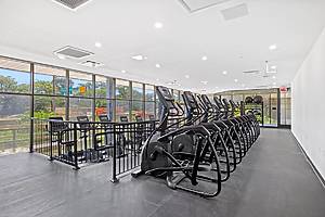 gym inside the Baisley Pond Park Residences