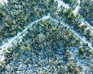 aerial view of Domaine Enchanteur