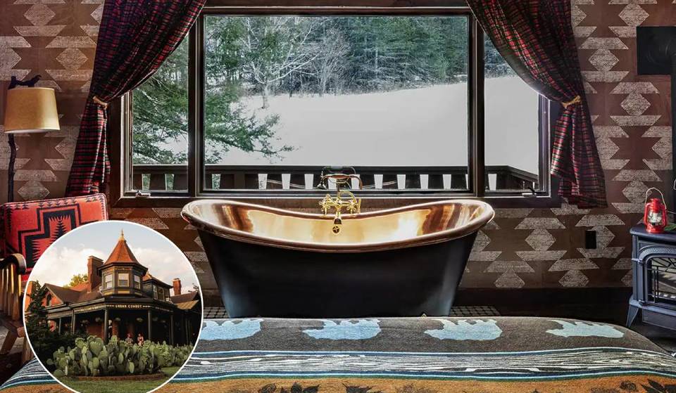 This Sprawling 200-Acre Mountain Lodge Hidden In The Big Indian Wilderness Lets You Soak In A Clawfoot Tub Overlooking Forest Peaks