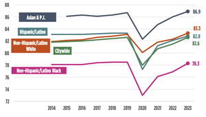 nyc Life Expectancy at Birth