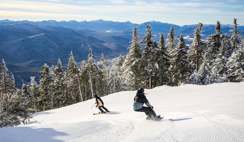 Dieser Olympia-Skiberg, nur wenige Minuten von Lake Placid entfernt, ist einer der billigsten im Land – und hat die höchste Vertikale im Osten