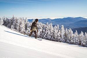 personsnowboarding on Whiteface Mountain Lake Placid