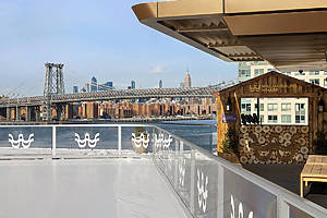 One Williamsburg Wharf ice rink