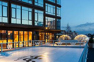 One Williamsburg Wharf ice rink