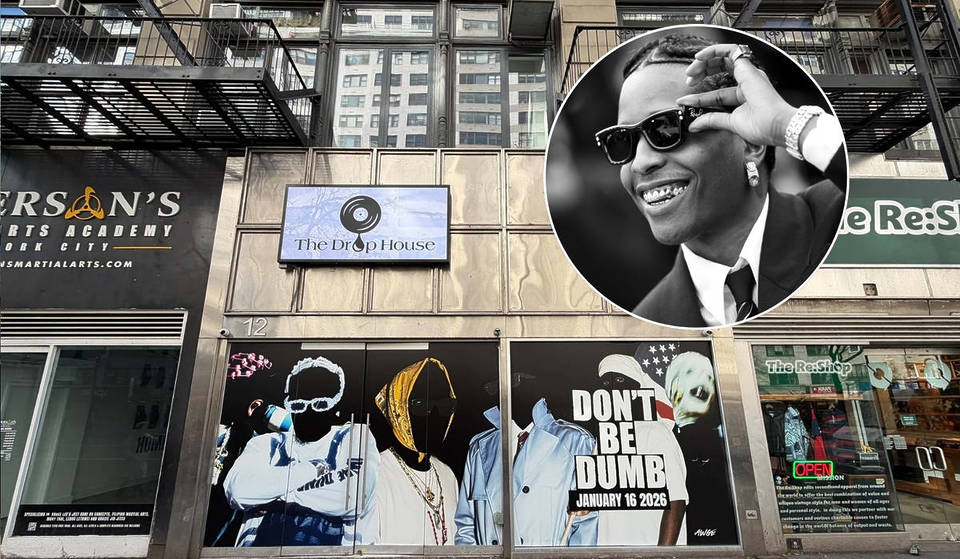 A$AP Rocky organise une boutique éphémère « DON&rsquo;T BE DUMB » à New York ce vendredi pour fêter son nouvel album