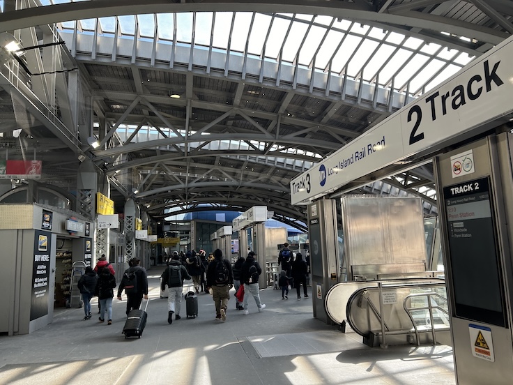 Jamaica railway station. New York, USA. March 2nd 2025