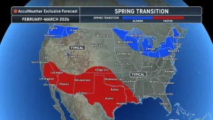 Spring forecast 2026 AccuWeather