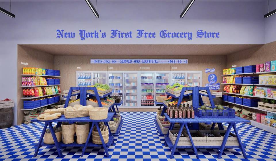 De allereerste gratis supermarkt van NYC is nu open