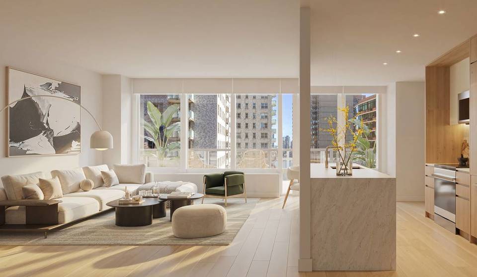 Die neueste Lotterie für bezahlbaren Wohnraum in einem Luxusgebäude in NYC: Dieser brandneue Turm in Manhattan bietet einen atemberaubenden Ausblick zu einem Bruchteil des Preises.