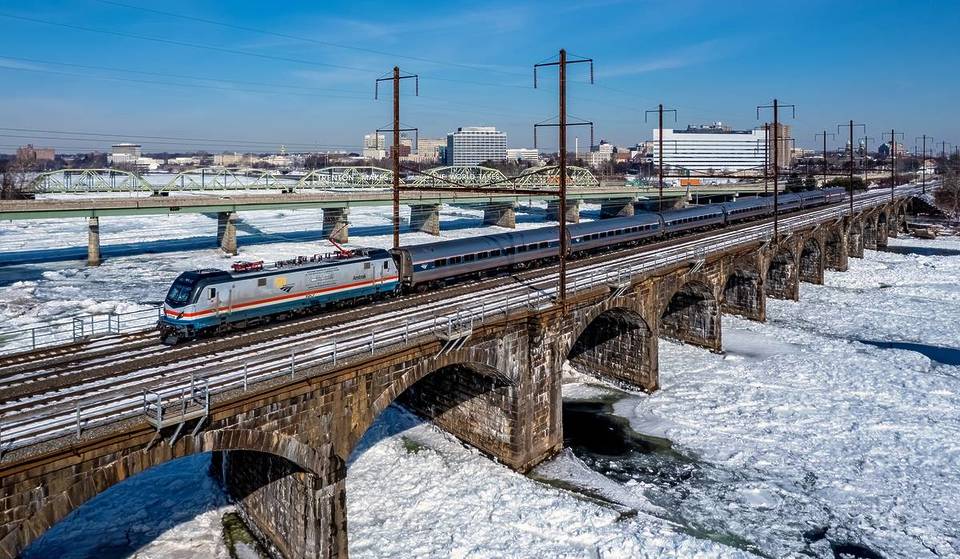 This 9.5-Hour Winter Train Ride From NYC Is The Most Beautiful in the U.S. — With Frozen Rivers, Bald Eagles & Snow-Draped Mountains
