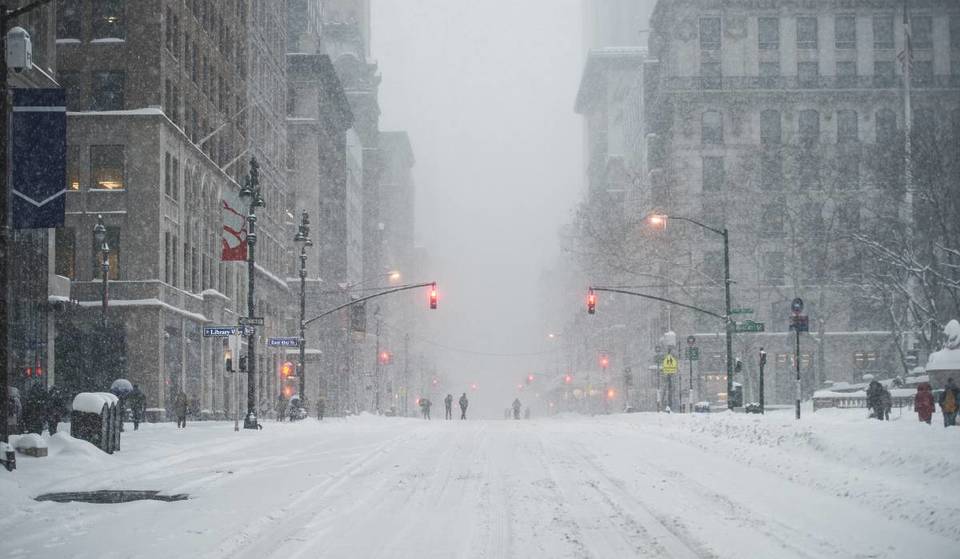 Las temperaturas RealFeel de Nueva York son actualmente más frías que las del Polo Norte.