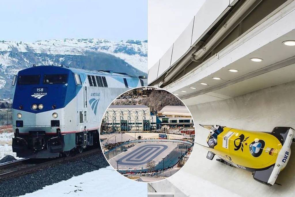 This 10-Hour Scenic Train Ride From NYC Takes You To An Olympic Village Where You Can Ride A Real 55 MPH Bobsled Track, Skate On Authentic Olympic Ice, And Even Try A ‘Skeleton’ Ice Slide
