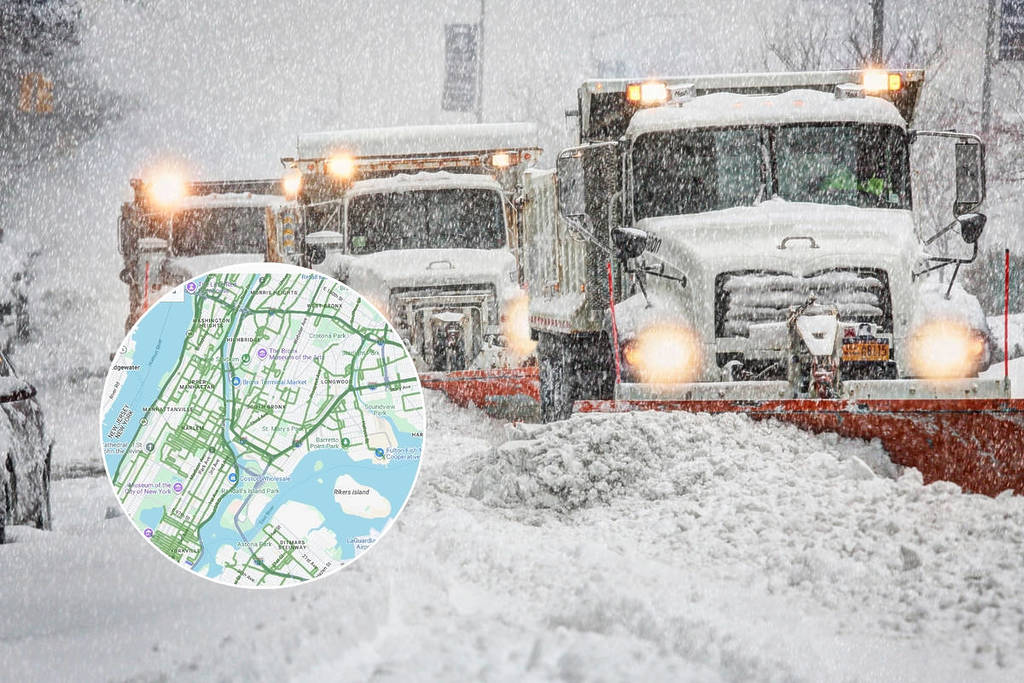 When Will Your Street Be Plowed? NYC Reactivates Snow Map For Feb. 23 Blizzard