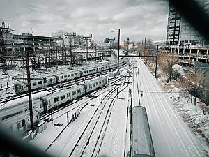 nyc subway snow