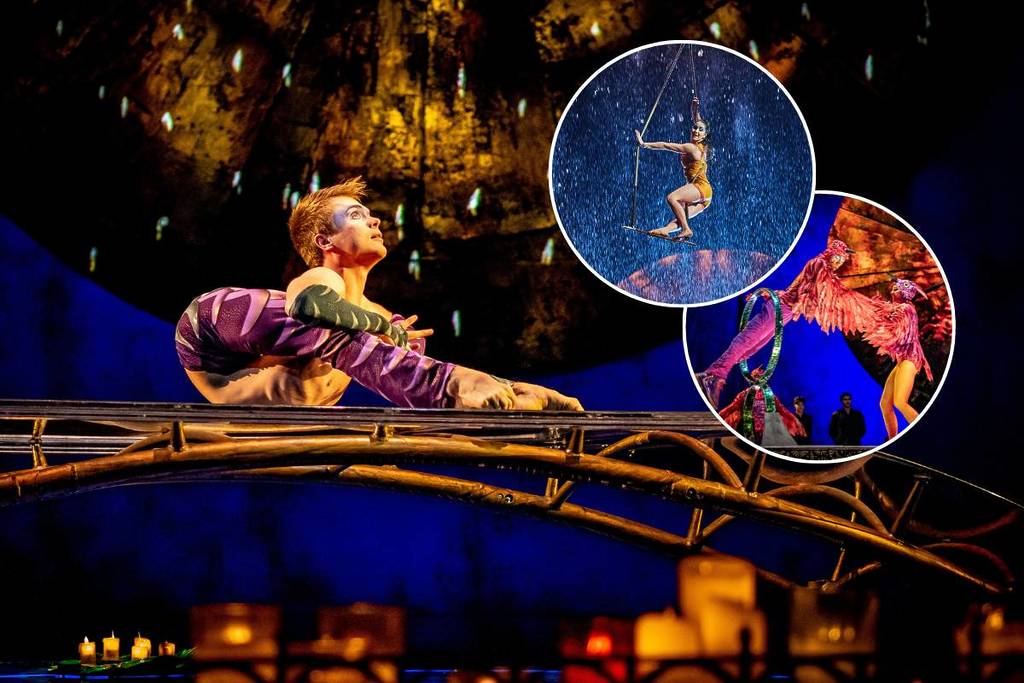 Op slechts 3 uur rijden van New York brengt Cirque du Soleil LUZIA stromende regen en acrobaten die de zwaartekracht trotseren onder de grote tent.