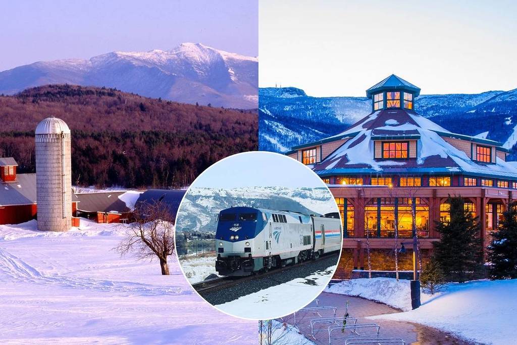 Esta viagem panorâmica de inverno leva você a uma vila que parece saída de um filme da Hallmark — embarque neste trem lendário em Nova York e acorde na Aspen da Costa Leste