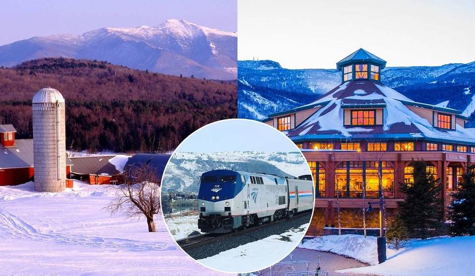 Diese malerische Winterreise führt dich in ein Dorf, das direkt aus einem Hallmark-Film stammen könnte – steig in NYC in diesen legendären Zug und wach im Aspen der Ostküste auf.