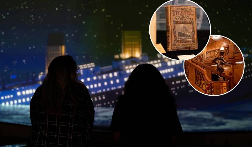 Súbete a un tren por 40 dólares para visitar esta exposición inmersiva sobre el Titanic, con 200 objetos reales y recreaciones a tamaño real del barco.