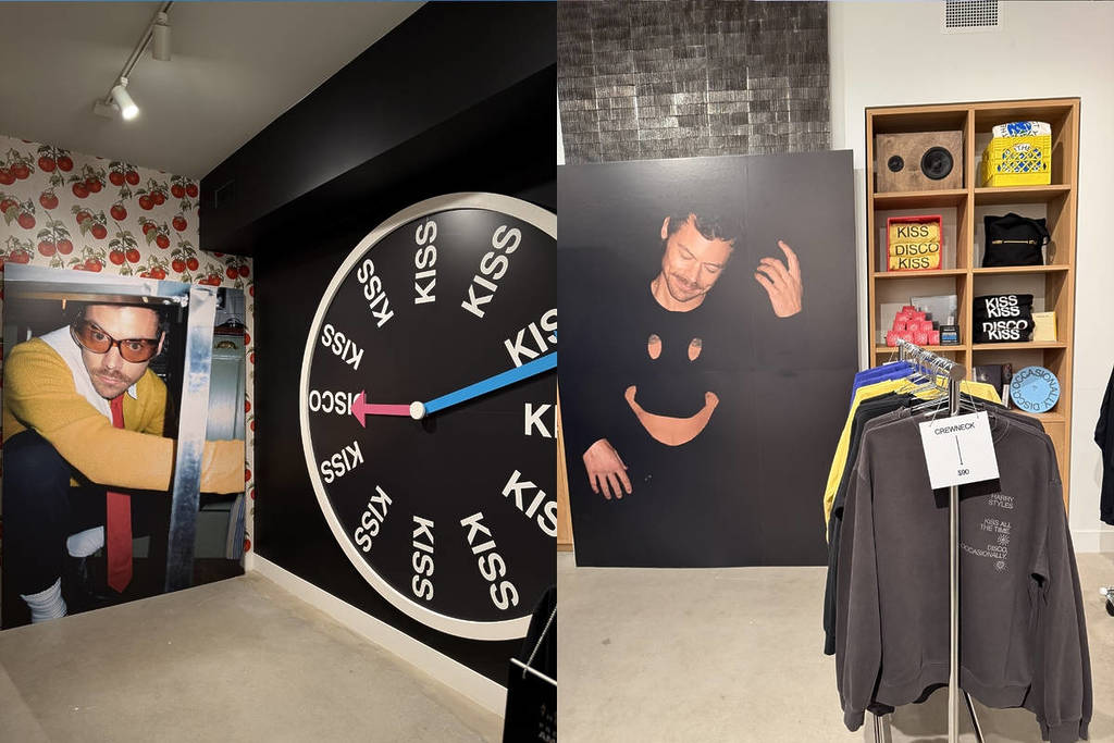 Il negozio pop-up “Kiss All The Time. Disco, Occasionally” di Harry Styles è ora aperto a Brooklyn.