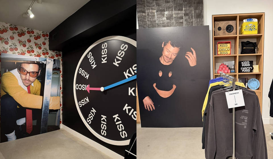 Il negozio pop-up “Kiss All The Time. Disco, Occasionally” di Harry Styles è ora aperto a Brooklyn.