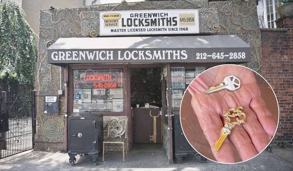 Dans le plus petit bâtiment indépendant de Manhattan, un maître serrurier crée à la main des « clés artistiques » de style victorien.