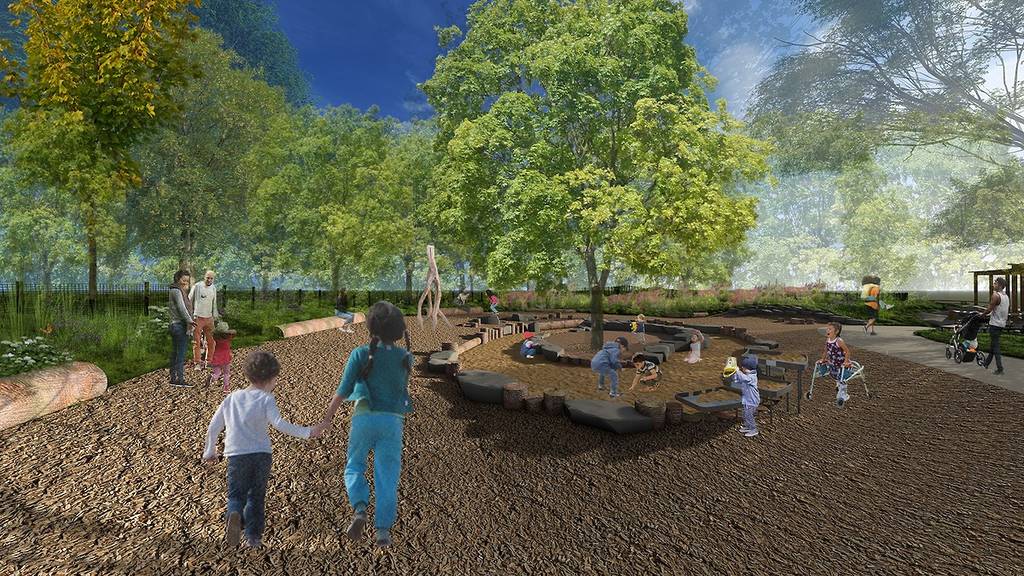 Prospect Park Renderização do Vale