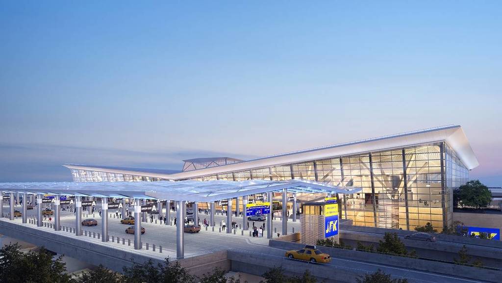 rendering of JFK New Terminal One