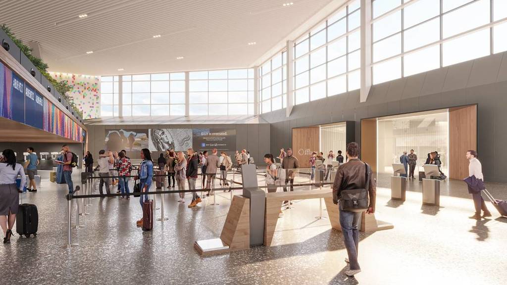 rendering of JFK New Terminal One