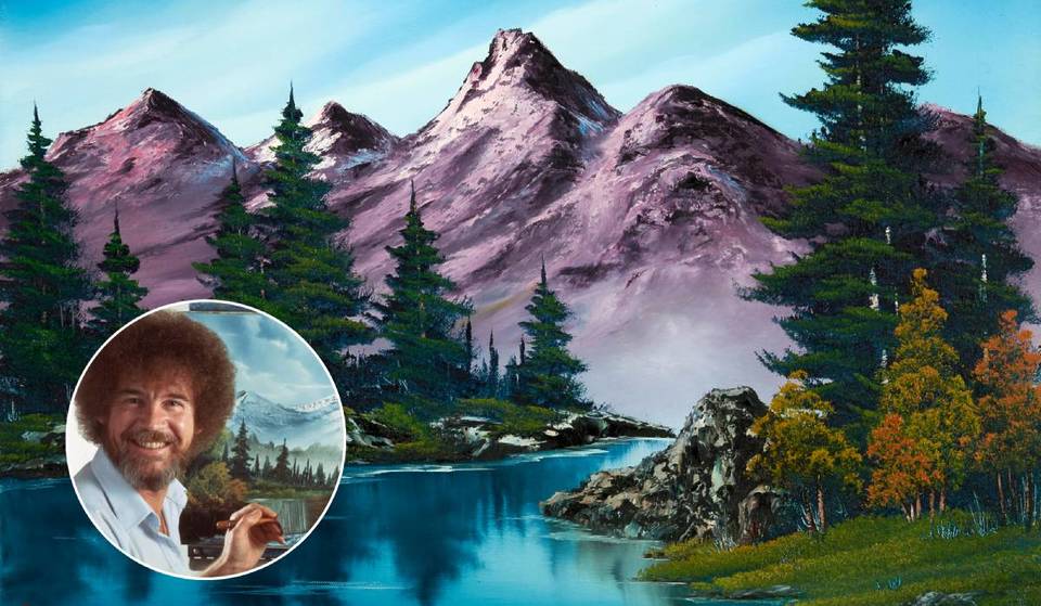 4 Originalgemälde von Bob Ross kommen zum ersten Mal überhaupt nach NYC – und du kannst sie kostenlos sehen