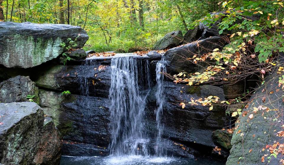 This Hidden Corner Of Central Park Has 5 Secret Waterfalls — And Spring Is The Ultimate Time To Visit