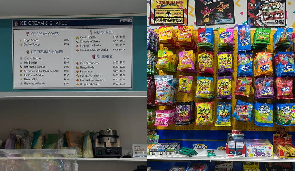La toute première épicerie de New York sur le thème de l&rsquo;an 2000 est désormais ouverte — avec des jeux d&rsquo;arcade gratuits et un menu Windows 95