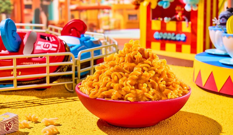 Step right into a bright world of color at this delicious pop-up from GOODLES in NYC this weekend