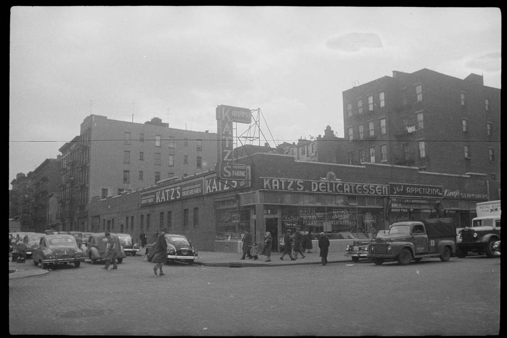 Foto histórica da Katz's Deli