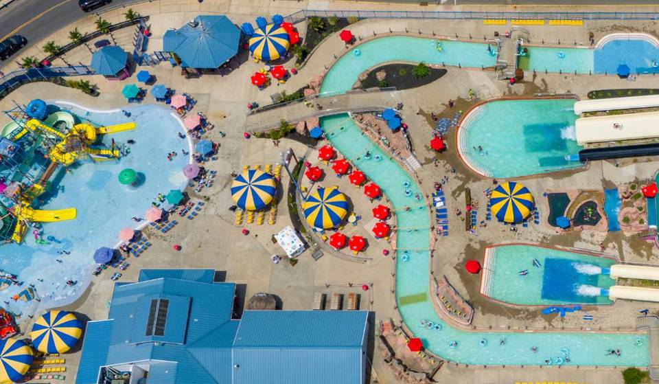 The best ‘old-school’ waterpark near NYC is a century-old nostalgia hub packed with 18 slides, 10-story drops and retro arcades — and it sits on a free beach with oceanfront skyline views
