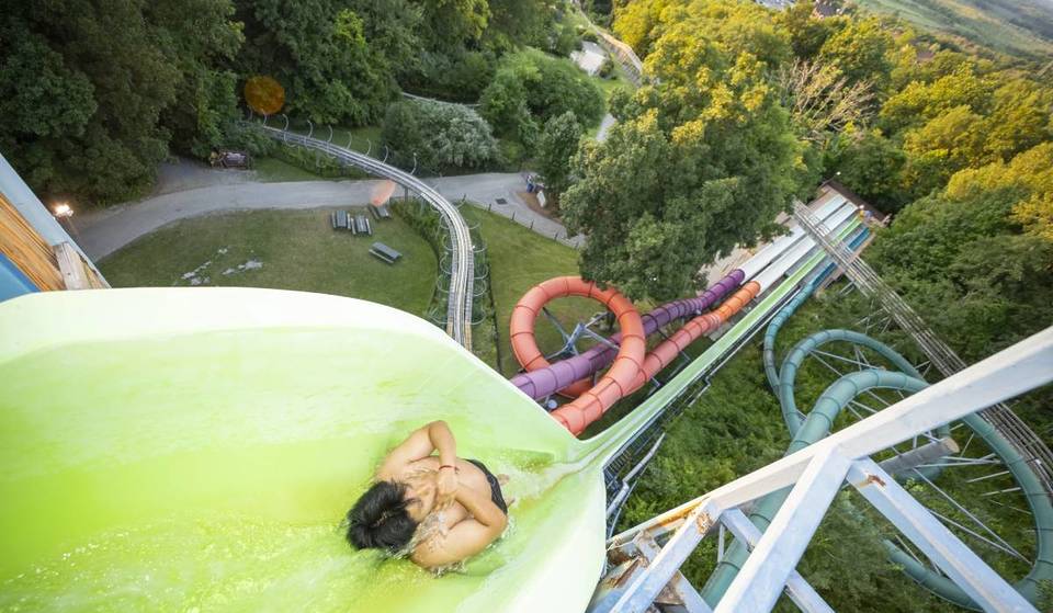 Just 1.5 hours from NYC: New Jersey’s ‘most unique waterpark’ opens this June with zero-gravity slides, canyon cliff jumps, &amp; mountain views