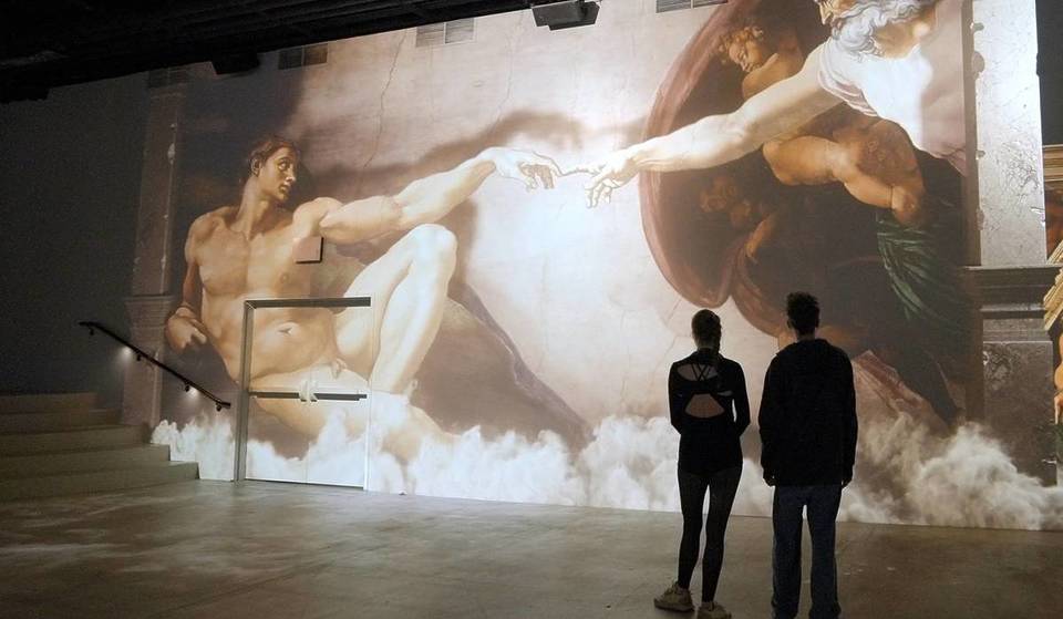 Stap binnen in de meesterwerken van Da Vinci &amp; Michelangelo tijdens de nieuwste meeslepende tentoonstelling van de Hall des Lumières over de renaissance