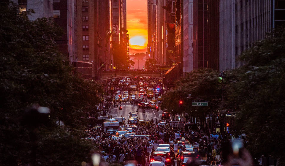 El último Manhattanhenge de 2026 llega a Nueva York este fin de semana: cómo ver la «mejor puesta de sol del mundo»