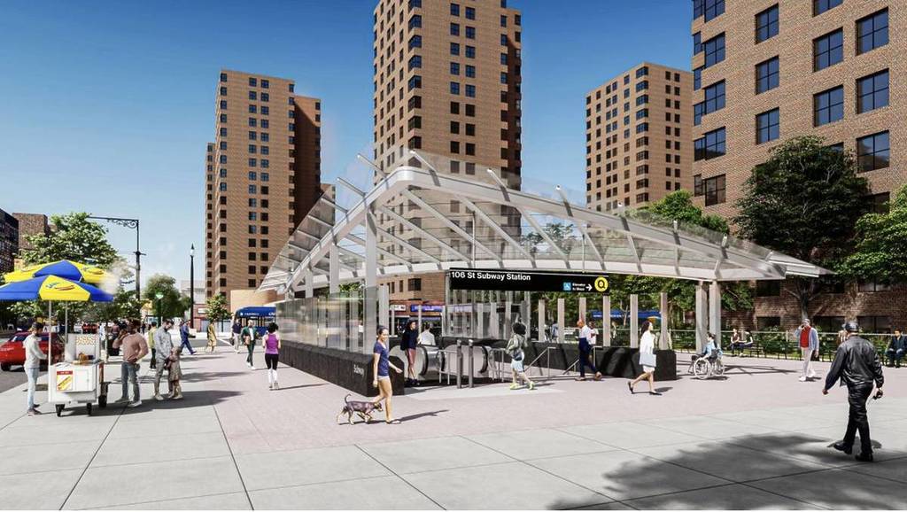 Rendering der Second Avenue Subway