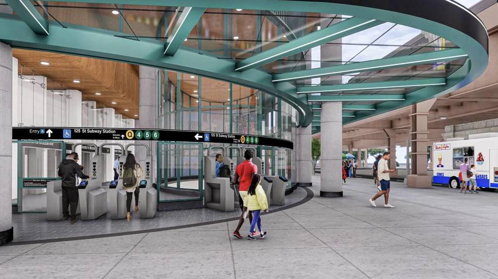 Rendering der Second Avenue Subway