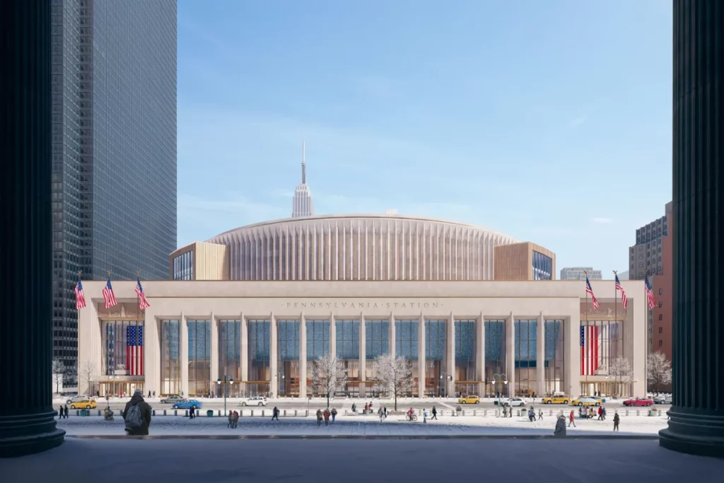 Invece di trasferire il Madison Square Garden, New York sta pianificando una ricostruzione da 8 miliardi di dollari della Penn Station, con una hall ferroviaria alta 15 metri