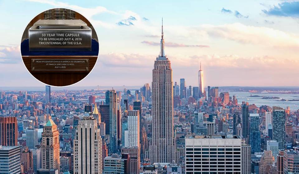 Nueva York está construyendo una cápsula del tiempo que no se abrirá hasta dentro de 50 años, y los neoyorquinos pueden meter sus recuerdos dentro