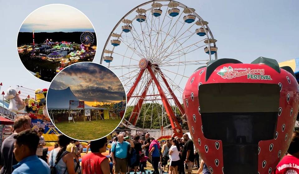 New York’s biggest strawberry festival returns this week, with fireworks, carnival rides and mountains of shortcake