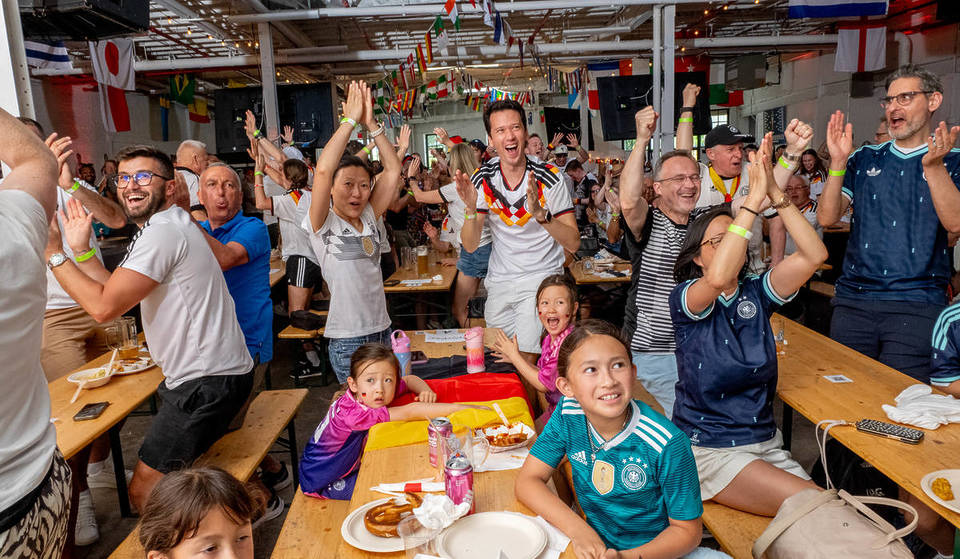Brooklyn has officially opened its own European-style soccer village — just in time to broadcast every match for free