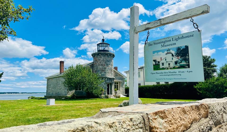 This 1840 stone citadel in Connecticut is hailed as the nation’s first lighthouse museum — featuring 29 circular steps, a rare congreve rocket and waterfront picnic grounds